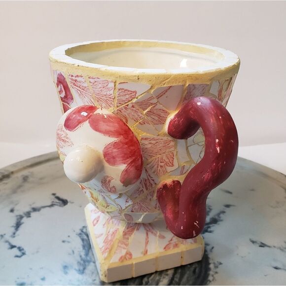 Vintage Mosaic Teapot Planter - Picture 7 of 11